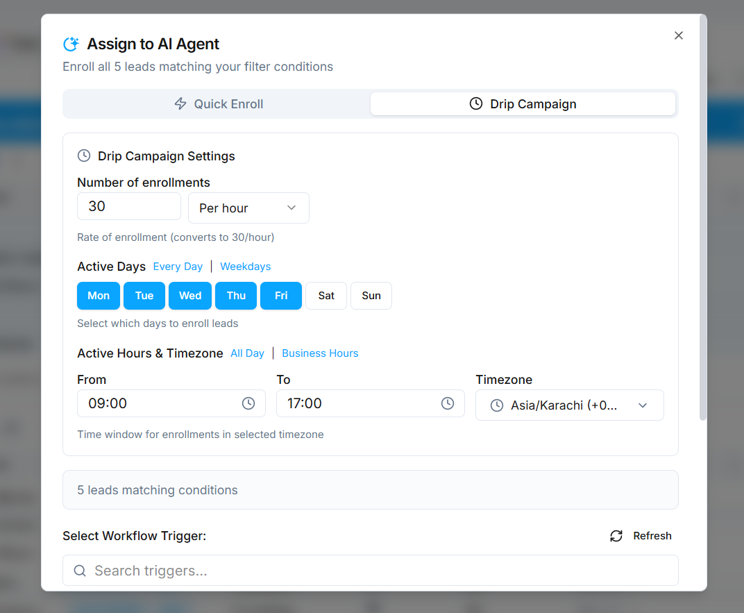 Drip — spaces out the action